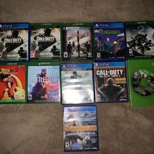 Xbox and ps games